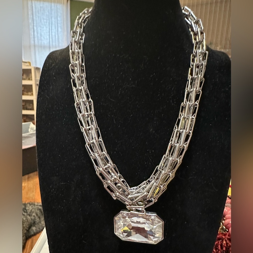 Butler & Wilson Crystal Pendant Necklace